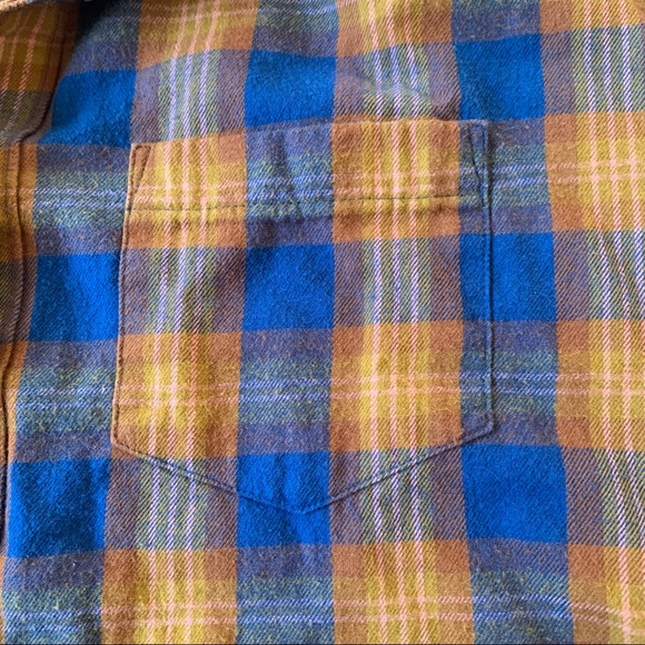 Madewell Flannel Westward Shirt in Ardan Plaid Button Front Long sleeve Shirt M - Picture 10 of 12